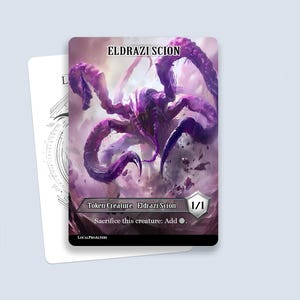 Eldrazi Scion Token #1 - Magic custom tokens for MTG