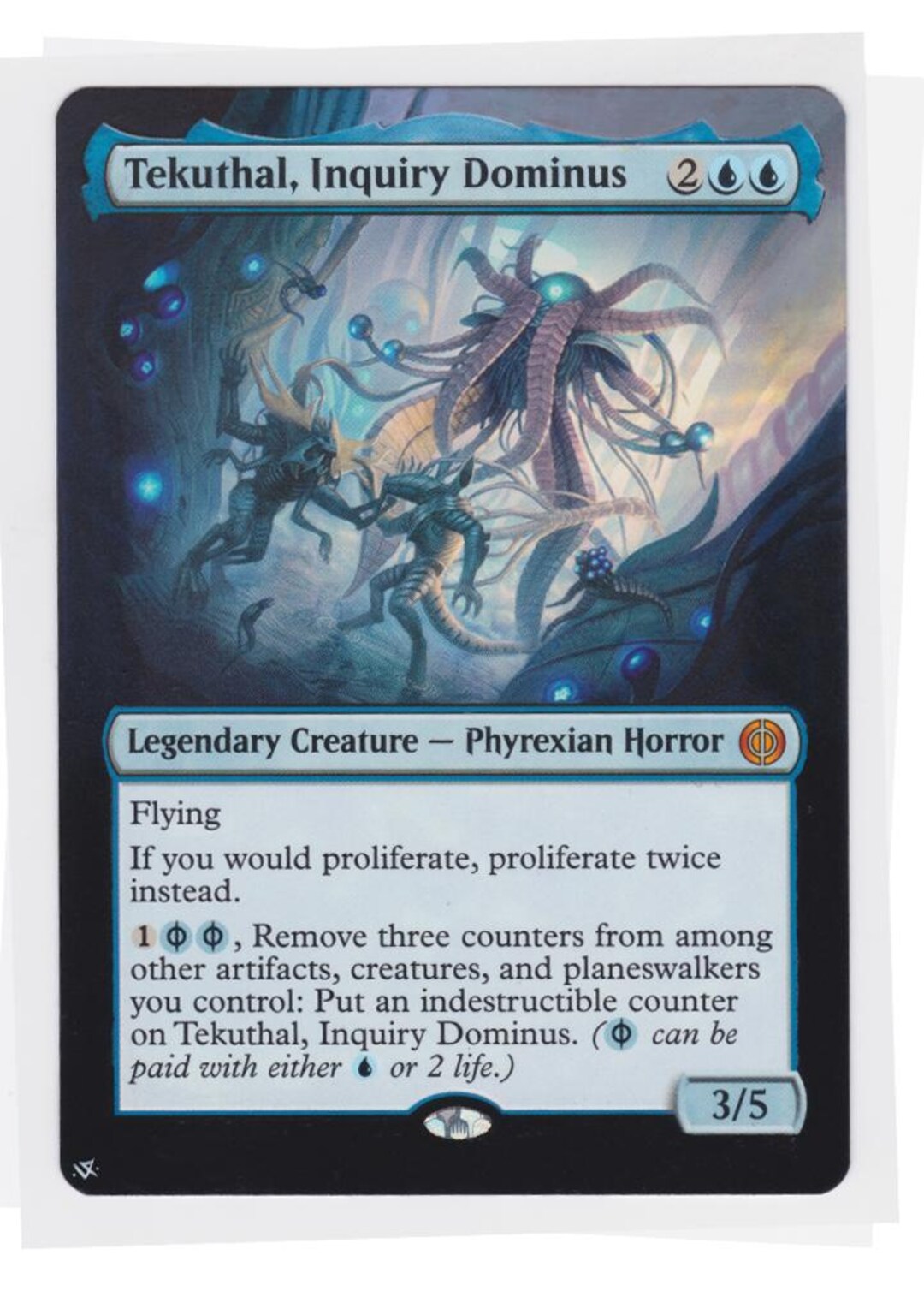 dominus cards mtg Tekuthal, Inquiry (ONE-M) Light Play All Will Be One (ONE) #150 Illustrated by Chris Cold Magic Clout of the Dominus