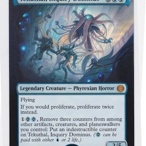 Mtg altered art card Tekuthal, Inquiry Dominus
