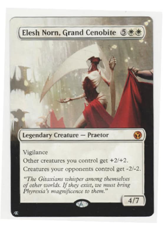 Mtg Altered Art Card-elesh Norn, Grand Cenobite - Etsy