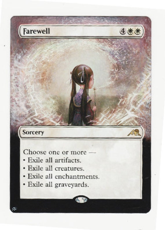 Mtg Altered Art Card-farewell - Etsy Mtg Altered Art Card-farewell - Etsy