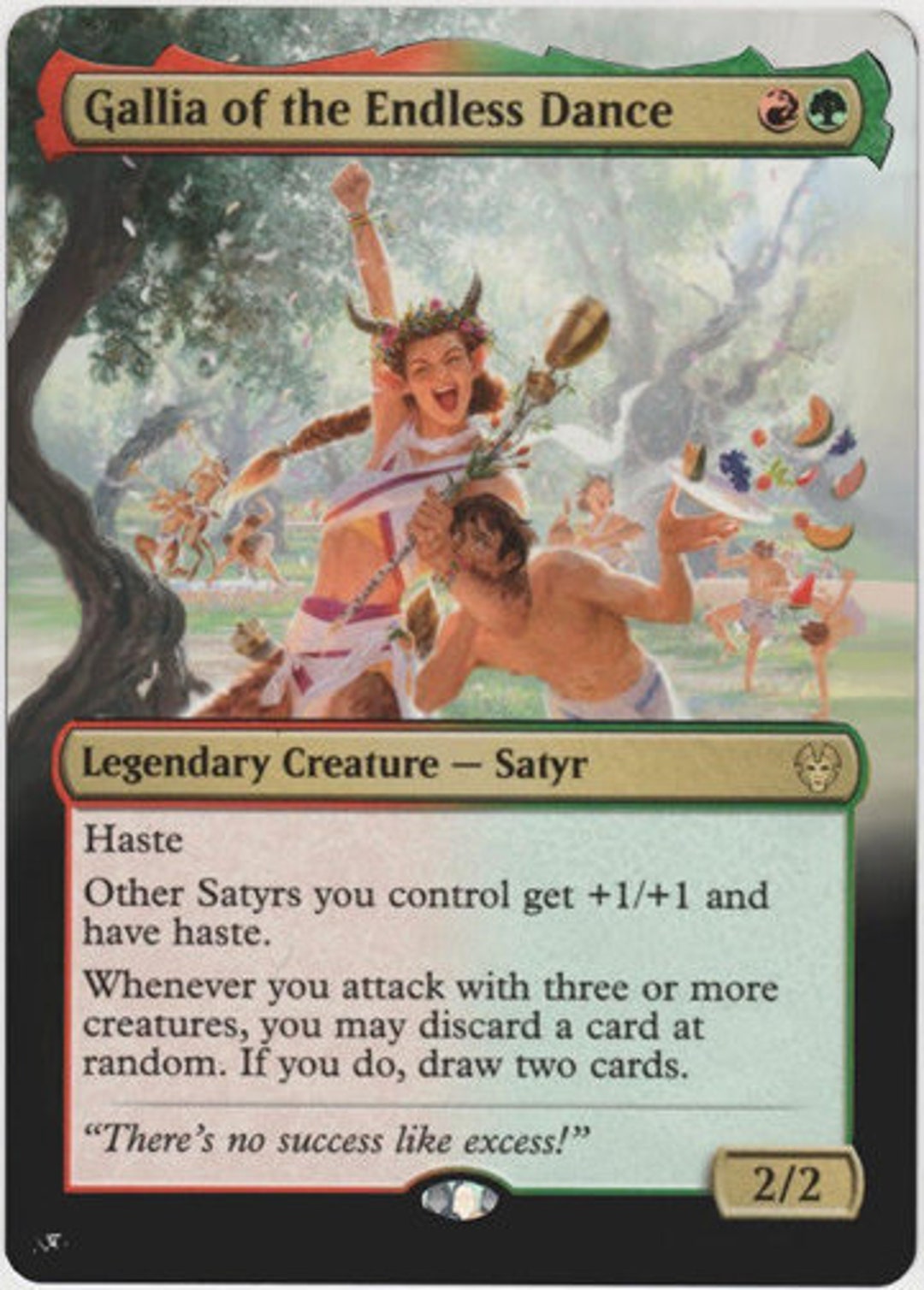 Mtg Altered Art Card-gallia of the Endless Dance - Etsy