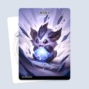 Ficha de seguimiento de maná incolora #1 - Fichas mágicas personalizadas para MTG