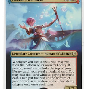 Mtg Kunstkarte - Neera, Wild Mage