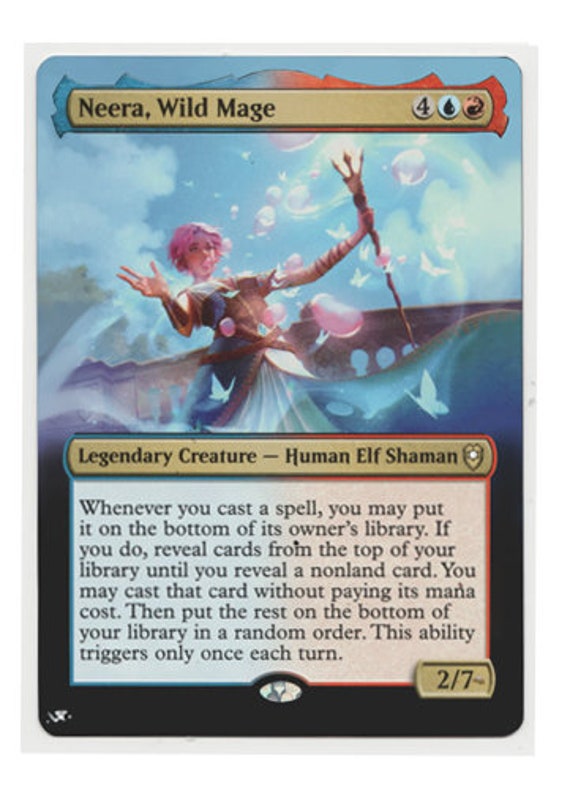 Mtg Altered Art Card-neera, Wild Mage - Etsy Mtg Altered Art Card-neera, Wild Mage - Etsy