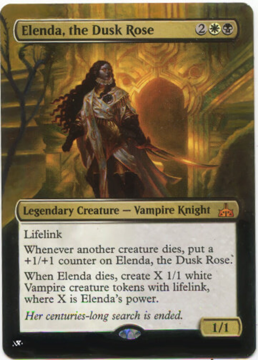 Mtg Altered Art Cardelenda, the Dusk Rose Etsy