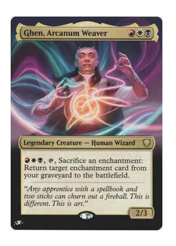Mtg Altered Art Card-ghen, Arcanum Weaver - Etsy