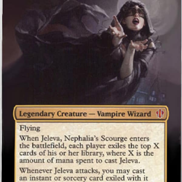 Mtg veränderte Kunstkarte Jeleva, Nephalias Geißel