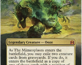 Mtg altered art card-The Mimeoplasm
