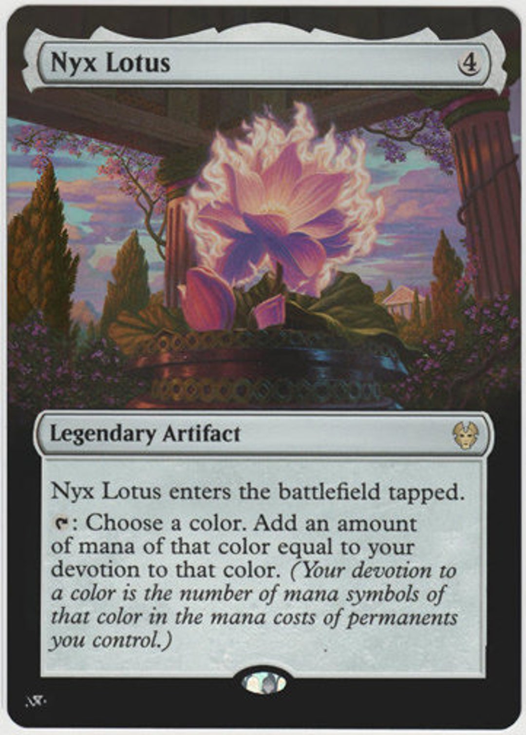 Mtg Altered Art Card Nyx Lotus - Etsy