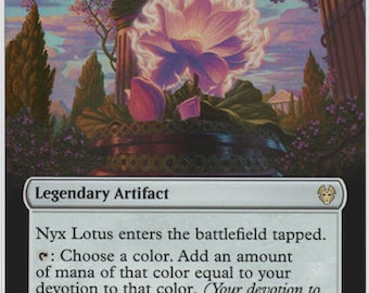 mtg nyx cards Magic the Gathering - Journey into Add an amount of mana of that color equal to your devotion to that color Mtg Altered Art Card Nyx
