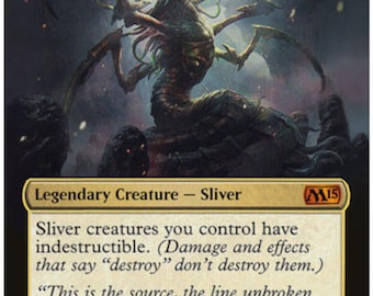 宝革スリヴァー/Gemhide Sliver 拡張アートfoil SLD 英語 宝革スリヴァー/Gemhide Sliver 拡張アートfoil SLD 英語