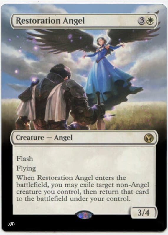 Mtg Altered Art Card Restoration Angel B - Etsy