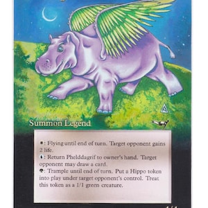 Carta con arte modificata MTG - Phelddagrif