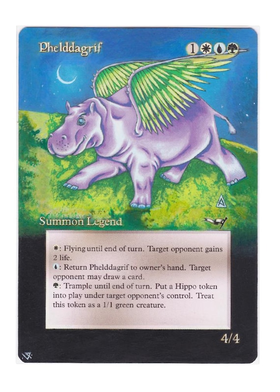 Mtg Altered Art Card-phelddagrif - Etsy Canada