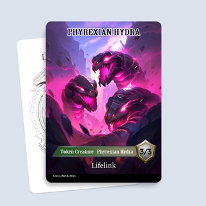 Phyrexian Hydra Token Polukranos #2 - Magic custom tokens for MTG