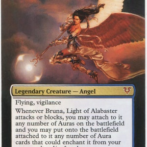 Carte d'art modifiée Mtg-Bruna, Lumière d'albâtre