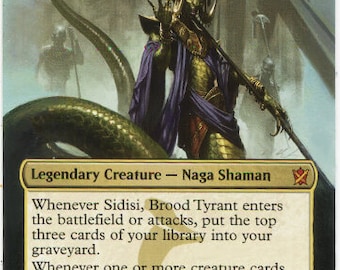 Mtg Altered Art Card-sidisi, Brood Tyrant - Etsy