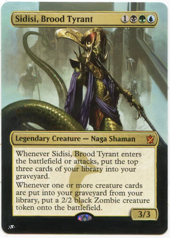 Mtg Altered Art Card-sidisi, Brood Tyrant - Etsy Canada