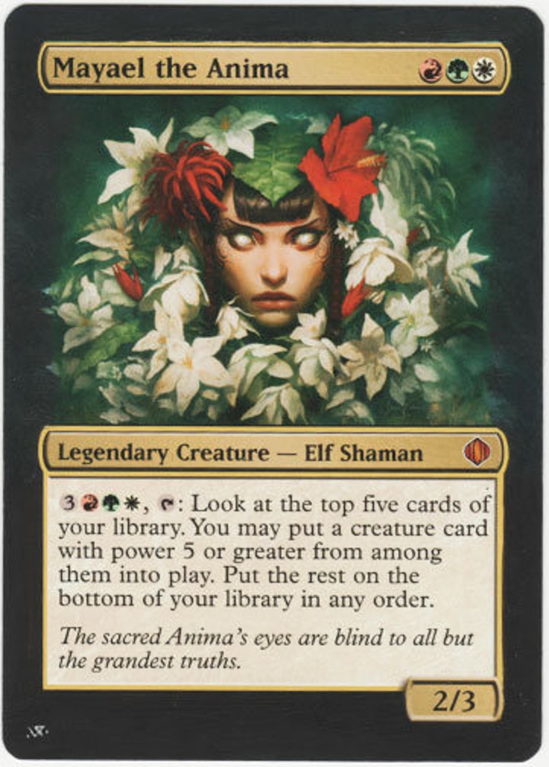 Mtg Altered Art Card-mayael the Anima - Etsy
