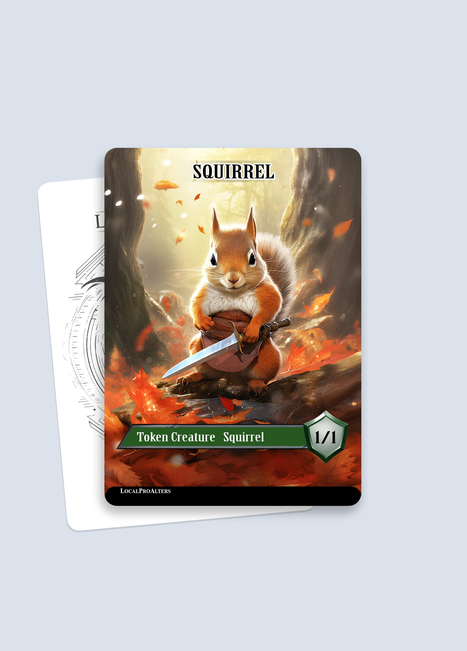 マジック：ザ・ギャザリング squirrel token minagishi jun mtg Magic