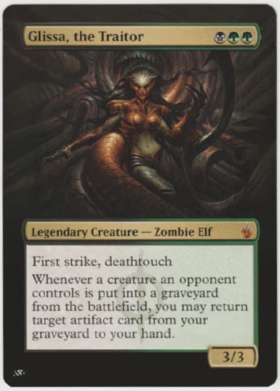 Mtg Altered Art Card-glissa, the Traitor - Etsy