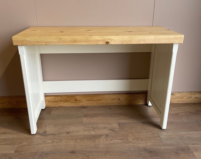 Freestanding Double Appliance Cover with Chunky Pine Top - Farmhouse / Country Kitchen Furniture