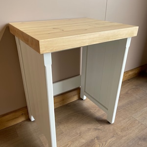 Freestanding Appliance Housing Unit -  with Chunky Pine Top - Kitchen / Utility Handmade Appliance Cover