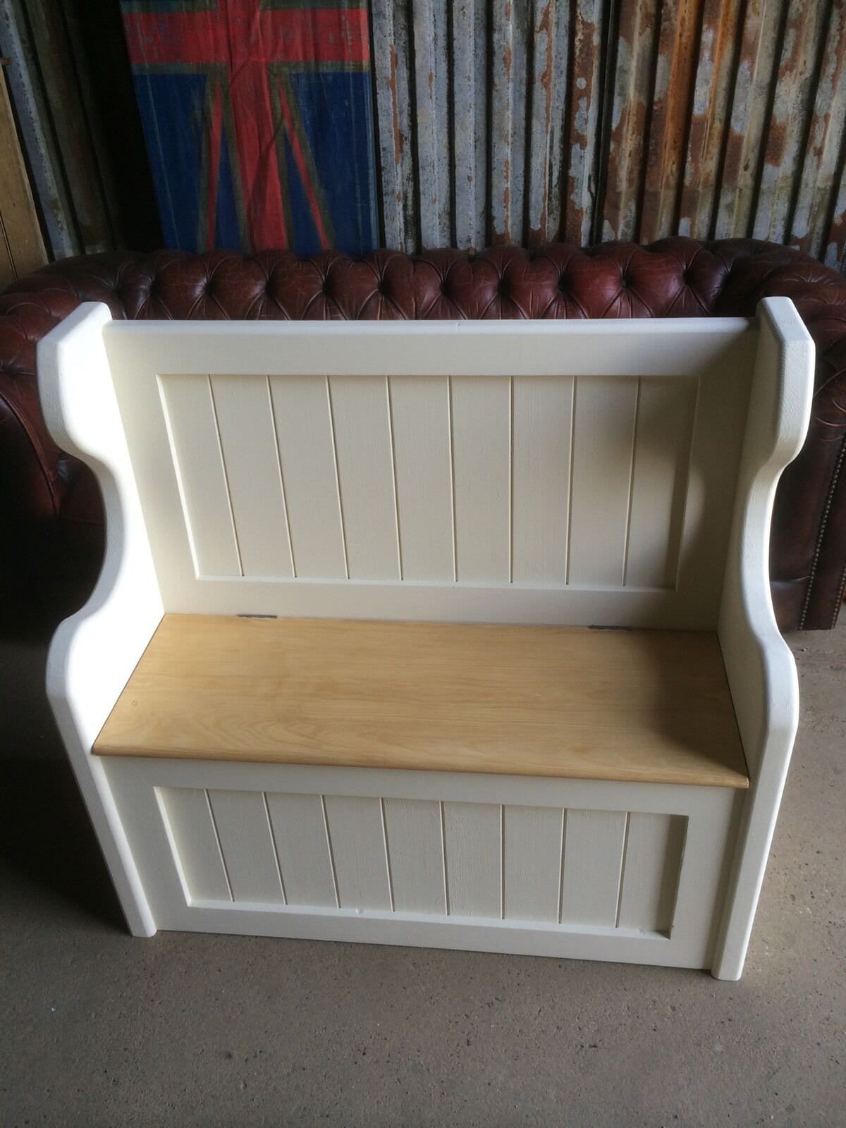 4 ft monks bench / hallway seat | Etsy