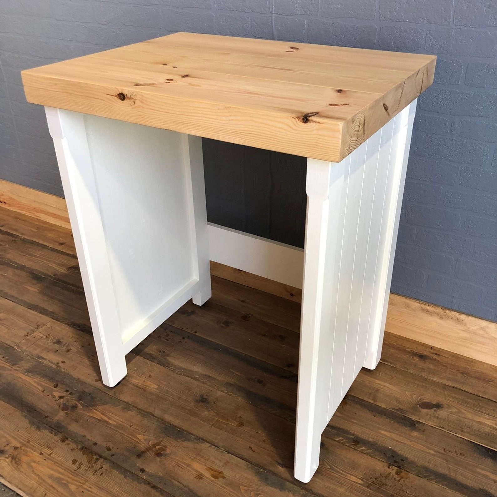 Freestanding Appliance Housing Unit With Chunky Pine Top Etsy UK