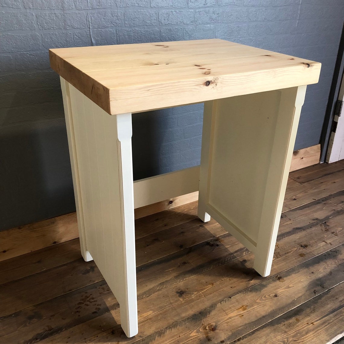 Freestanding Appliance Housing Unit With Chunky Pine Top Etsy UK