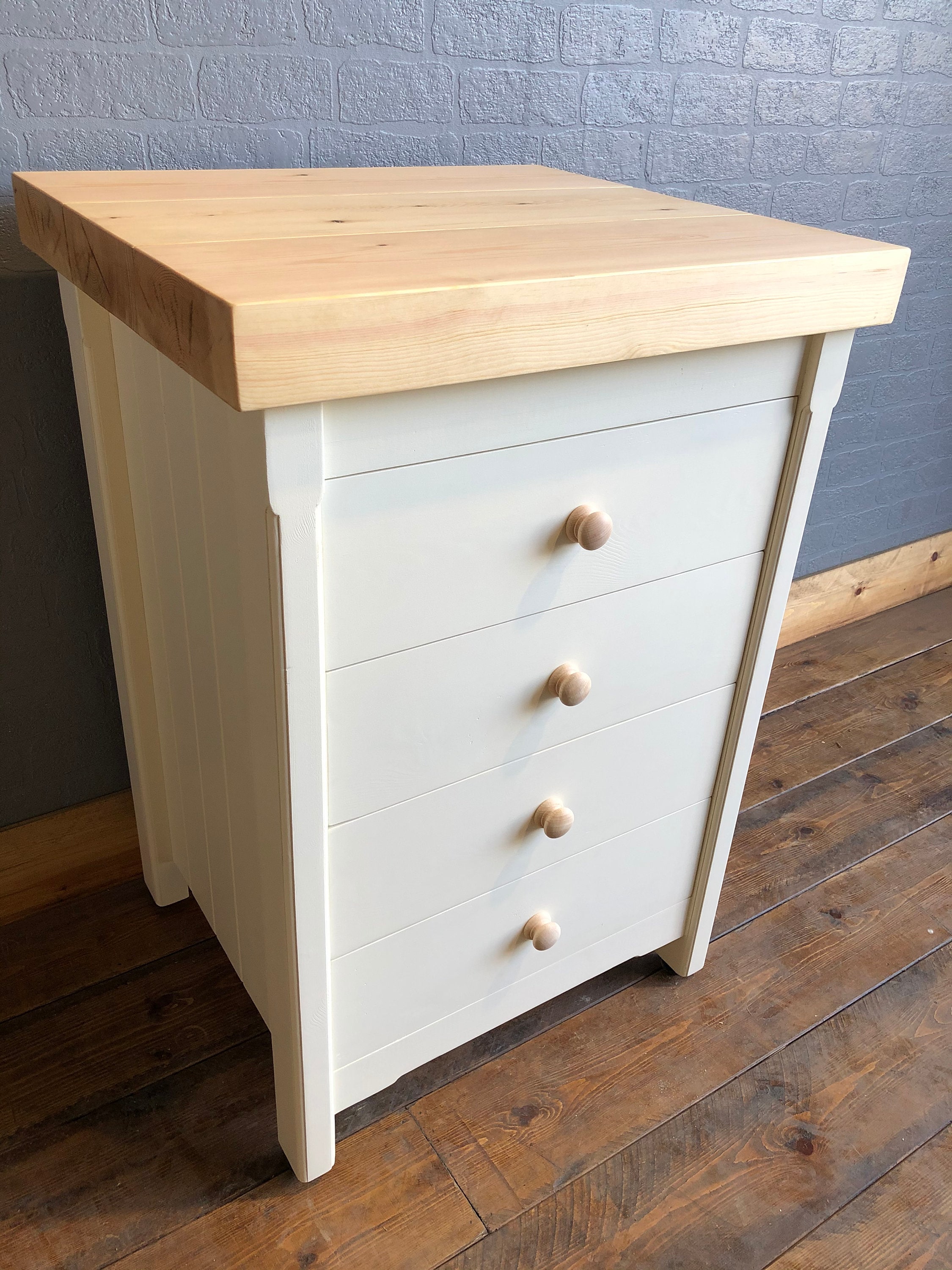 Freestanding Drawer Unit with Pine Top Kitchen / Utility / Bedroom