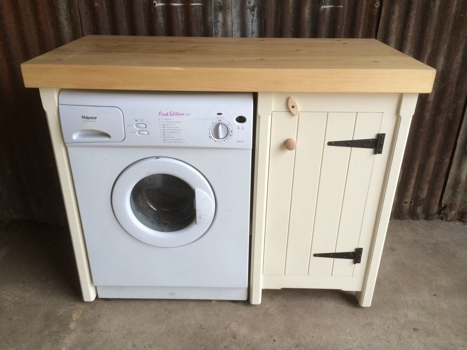 Kitchen unit for freestanding washing machine discount