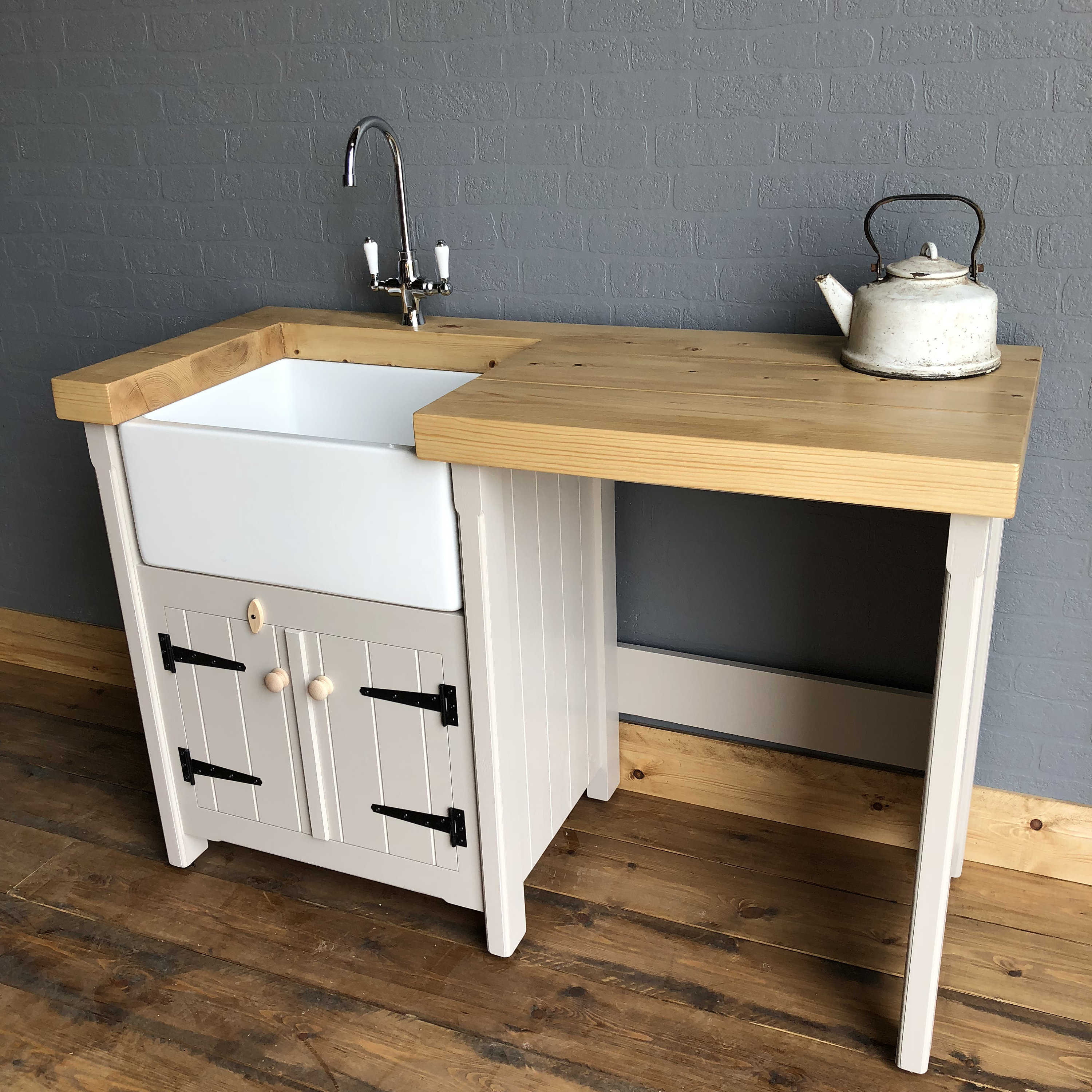 Farmhouse / Country Freestanding Belfast Butler Kitchen Sink Unit