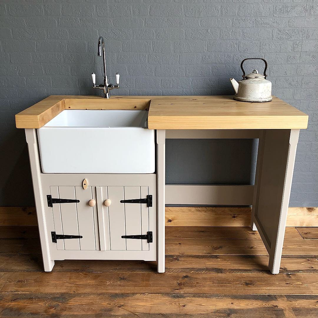 Farmhouse / Country Freestanding Belfast Butler Kitchen Sink Unit