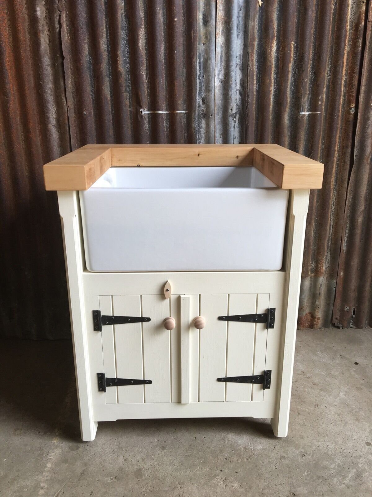 Pine Freestanding Kitchen Handmade Belfast Butler Sink ...