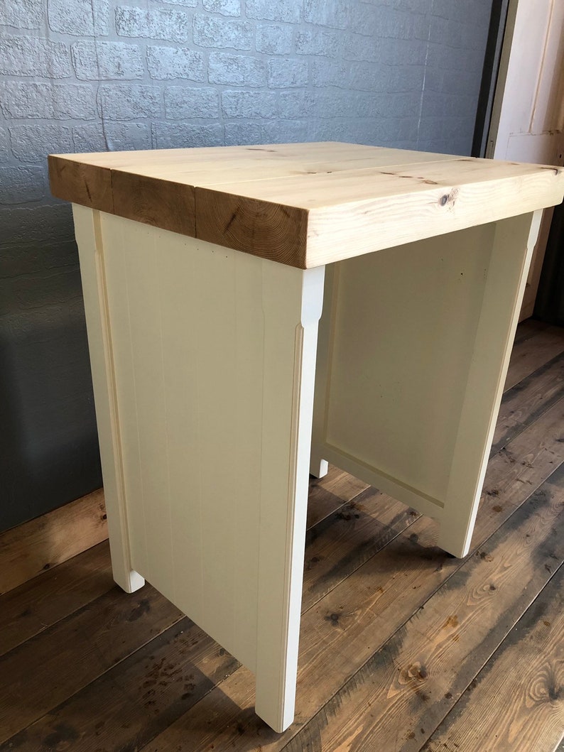 Freestanding Appliance Housing Unit With Chunky Pine Top Etsy Canada