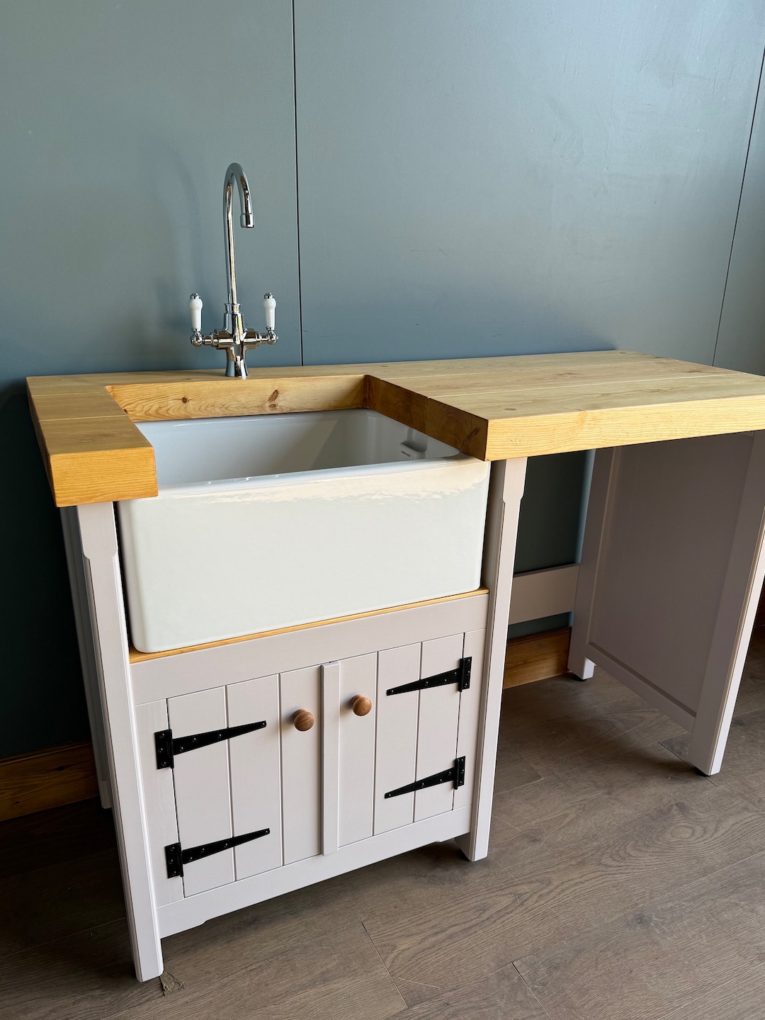 Freestanding Farmhouse Country Belfast Butler Kitchen Sink Unit With Appliance Gap Etsy UK
