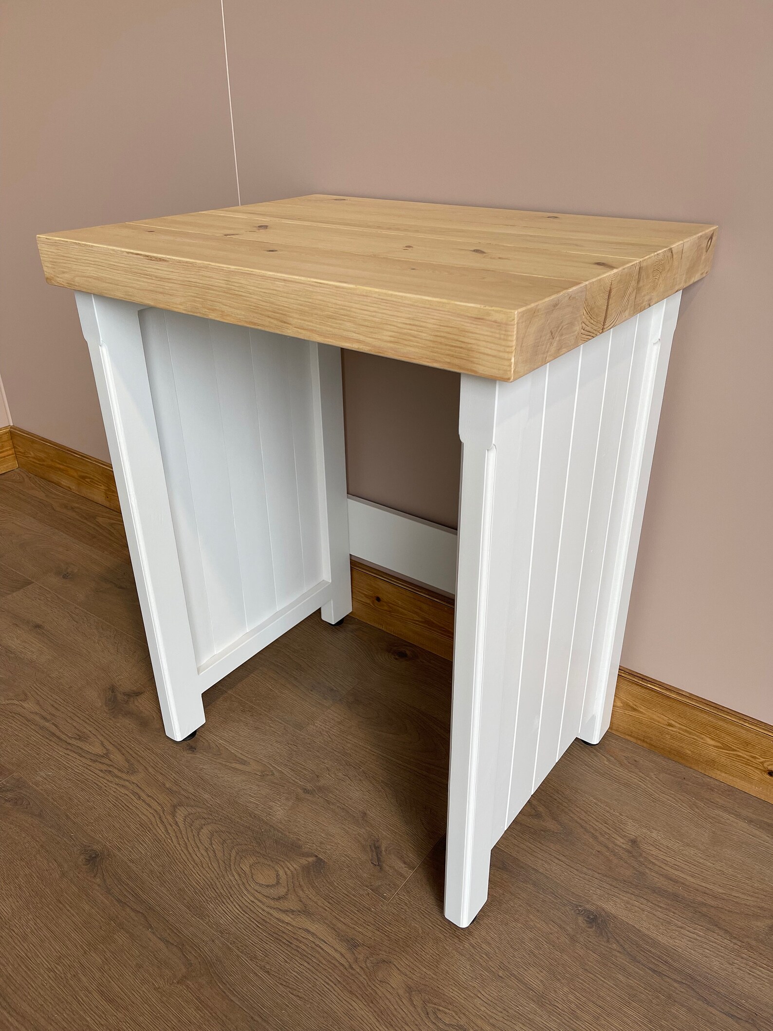 Freestanding Appliance Housing Unit With Chunky Pine Top Etsy