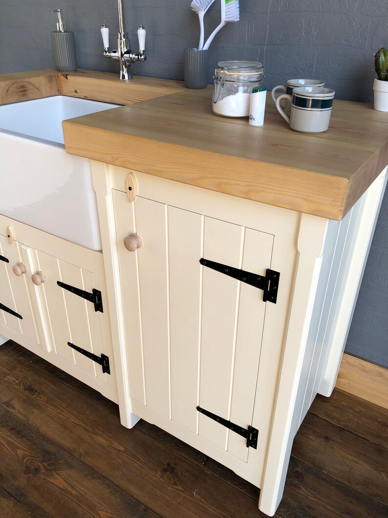 Freestanding Belfast Butler Sink Unit & Single Cupboard With Etsy UK