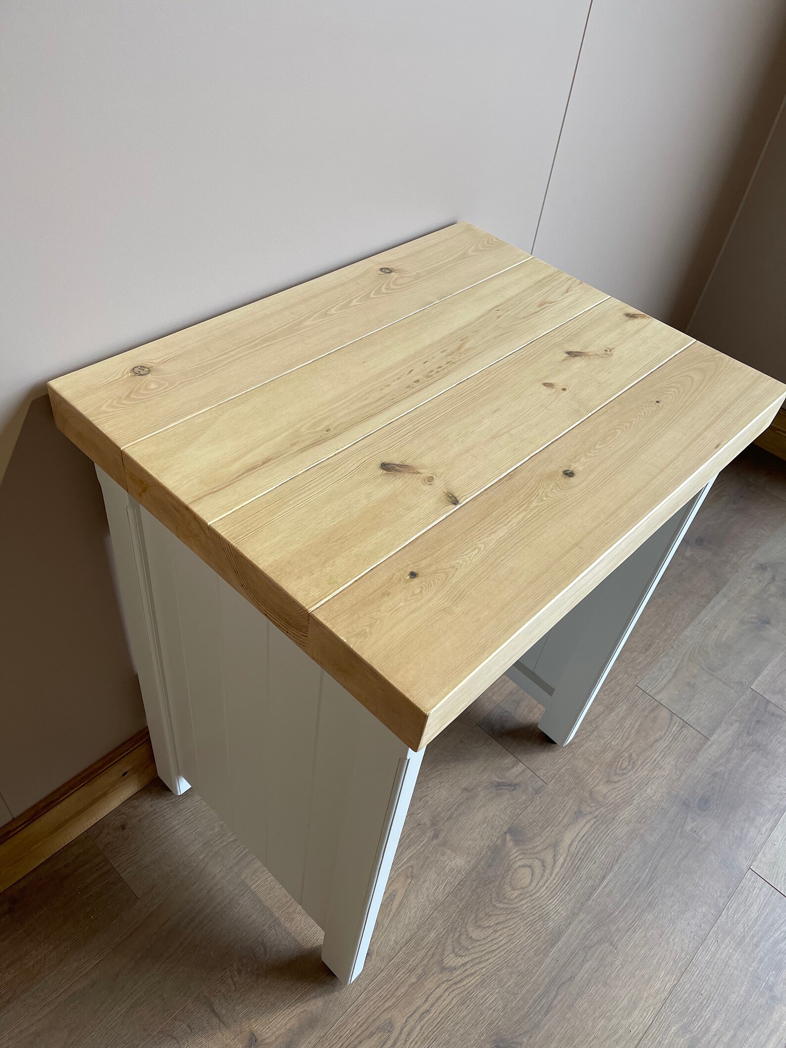 Freestanding Appliance Housing Unit With Chunky Pine Top Etsy UK