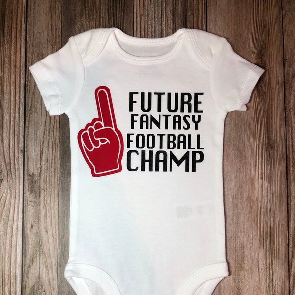 Future Fantasy Football Champ, Football Season, Football Baby Bodysuit, On Sundays We Watch Football, Fantasy Football Champ, Football Baby