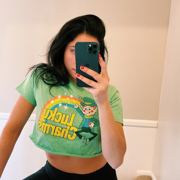 St. Patricks Day Shirt | Lucky Charms T-shirt | St.Pattys Day Crop Top | St. Patricks Day Ireland | St. Pattys Day Lucky Charm Shirt | Crop