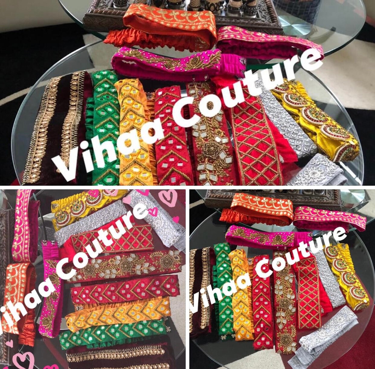 Zardosi/ Hand embroidered waist Belts Adding these little Etsy