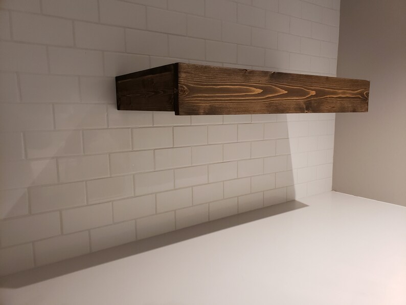 Wood Floating Pull out clothes dryer Shelf Etsy