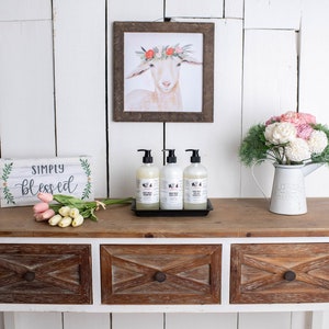 Goat Milk Shampoo, Conditioner, & Wash