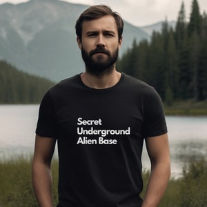 Secret Underground Base, Alien T shirt, Dulce Base, UFO Disclosure Now, UAPs, Alien Abduction, MJ12, Magestic 12, Gift for Husband