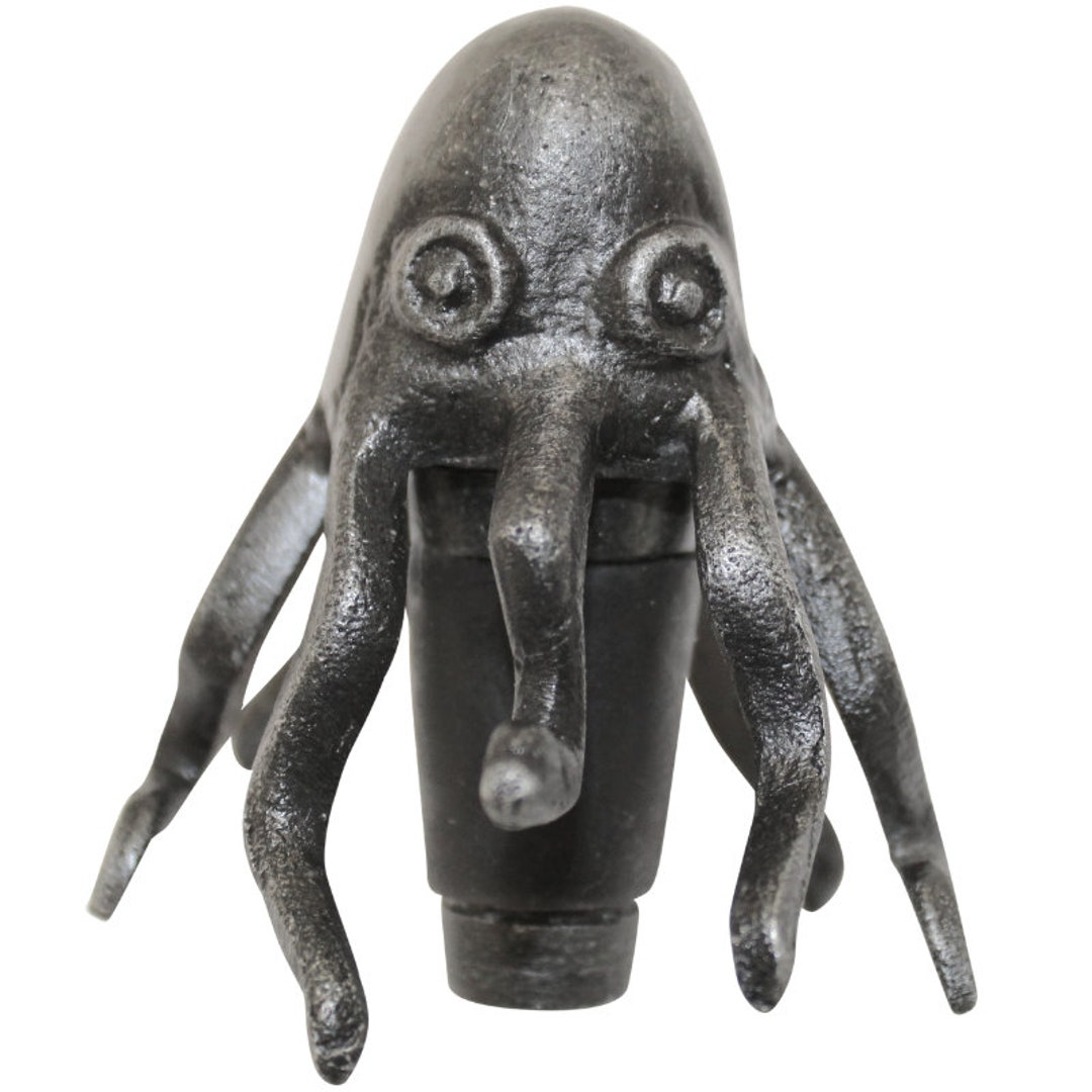 Octopus Wine Stopper by Evvy Functional Art Etsy