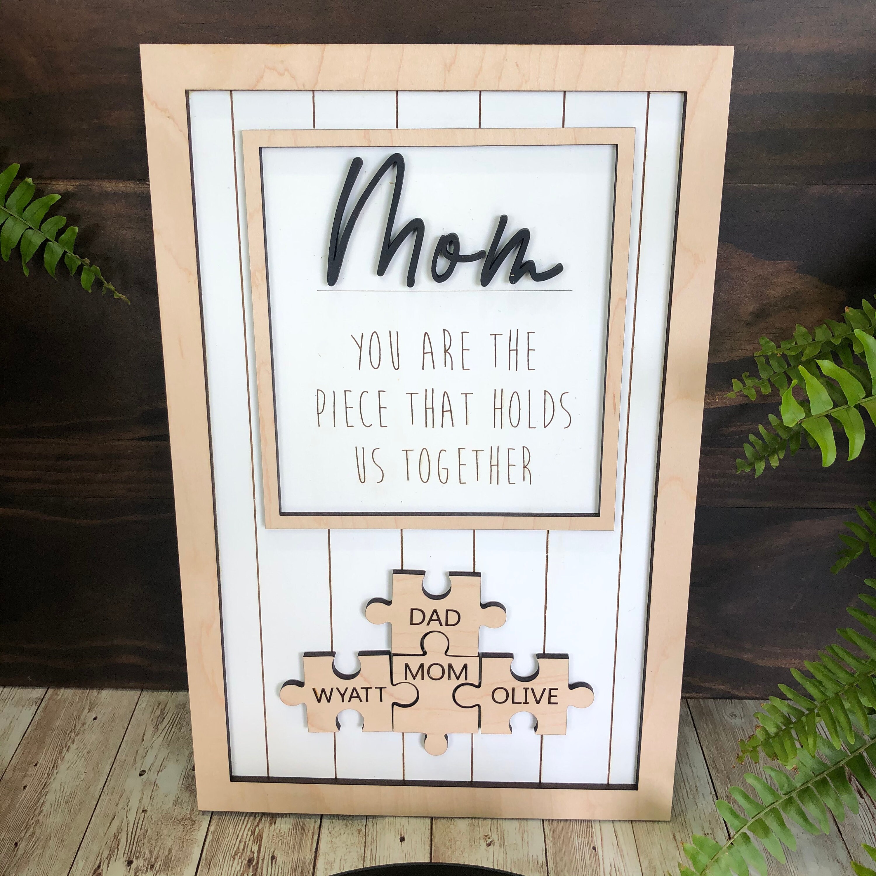 Mom You are the piece that holds us together (English Version)