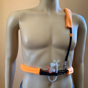 2 Belts + BONUS Wash-bag & 1 Set of Wraps. Feeding Tube Belt/G-tube/Peg tube/ J-tube strap, PD Belt, drainage tube harness.